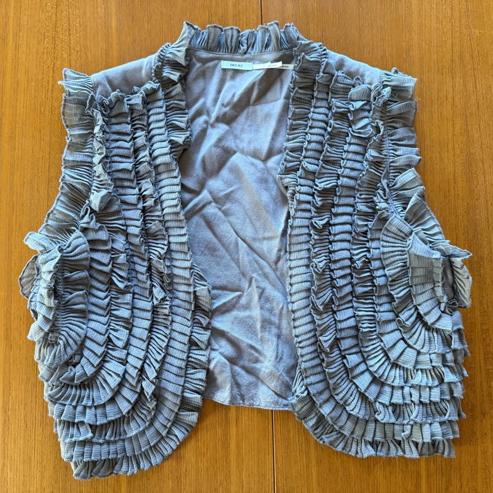 Urban Outfitters Kimchi Blue Ruffle Crop Vest